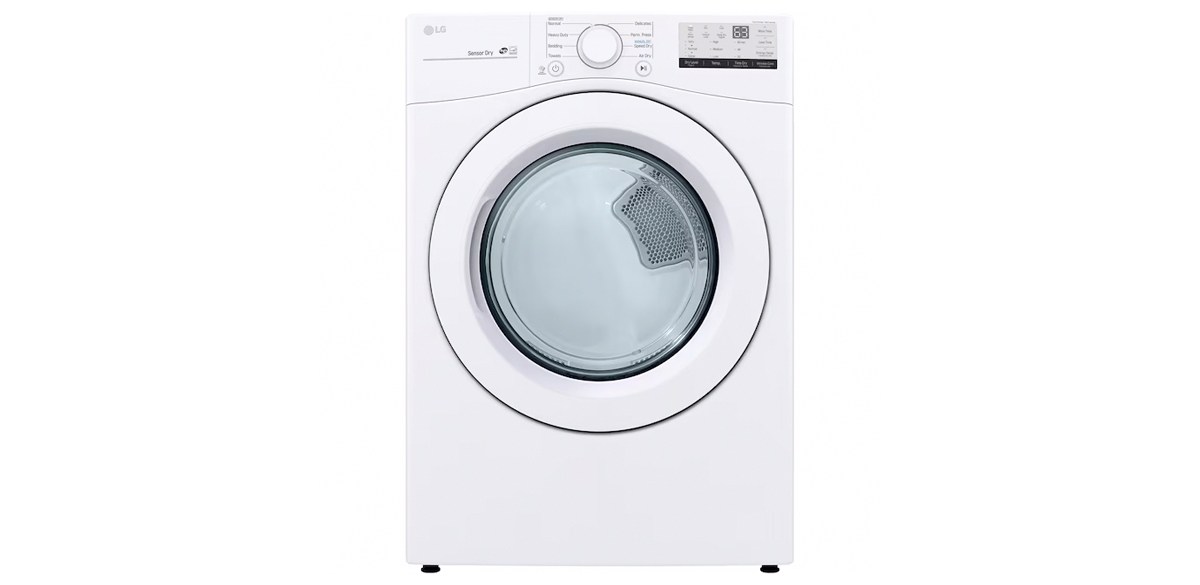 LG 7.4-cu-ft Stackable Vented Electric Dryer LG 7.4-cu-ft Stackable Vented Electric Dryer
