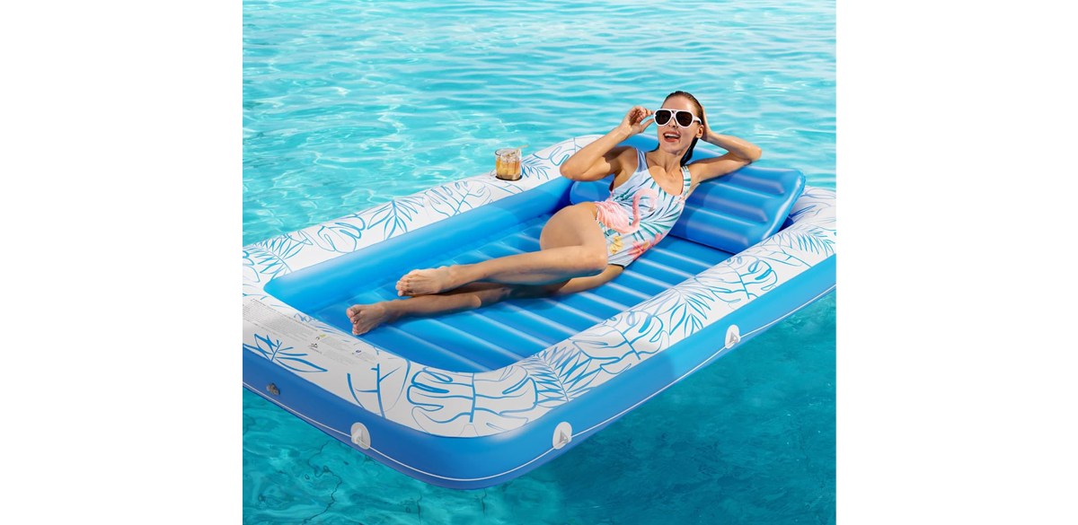 Jasonwell Inflatable Tanning Pool Lounger Float Jasonwell Inflatable Tanning Pool Lounger Float