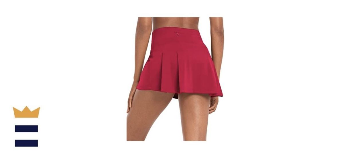 Baleaf 13-Inch High-Waisted Tennis Skirt