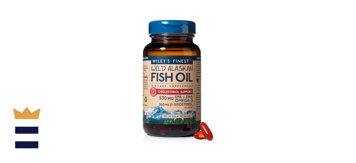 Wiley’s Finest Wild Alaskan Fish Oil Cholesterol Support