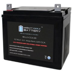 Mighty Max Battery 12-Volt U1 320 CCA Rechargeable Battery