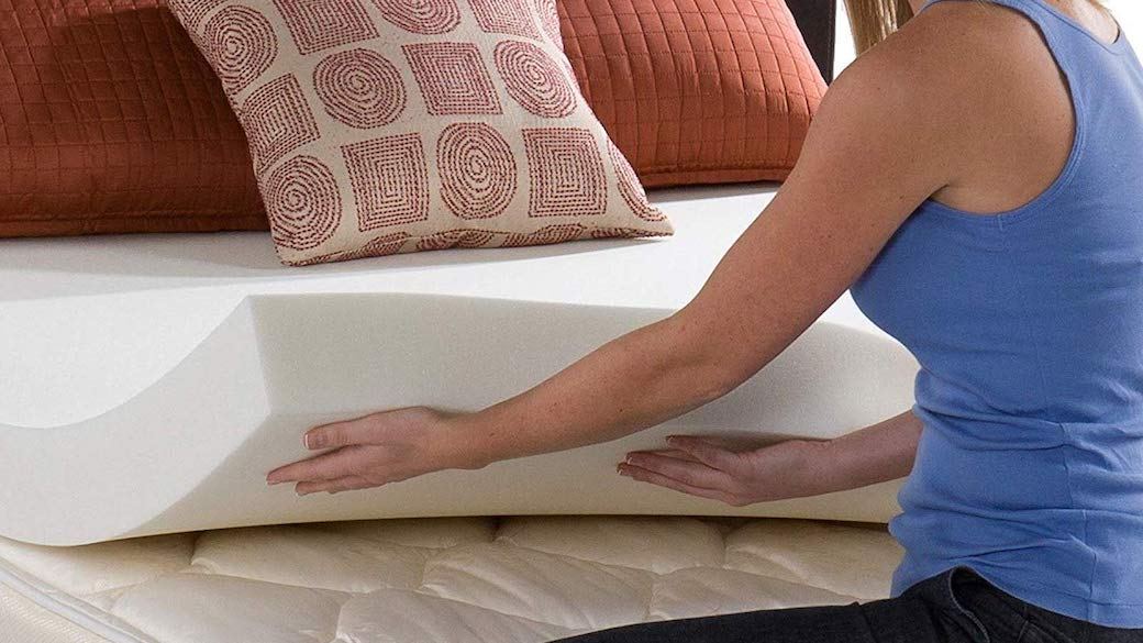 best memory foam mattress topper back pain