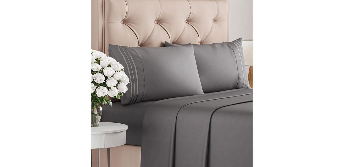 CGK Queen Size 4 Piece Sheet Set