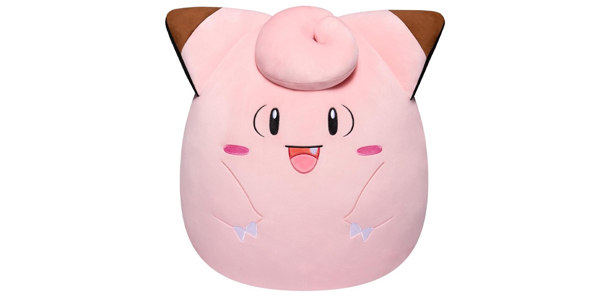 Squishmallows Pokemon 14-Inch Clefairy Plush