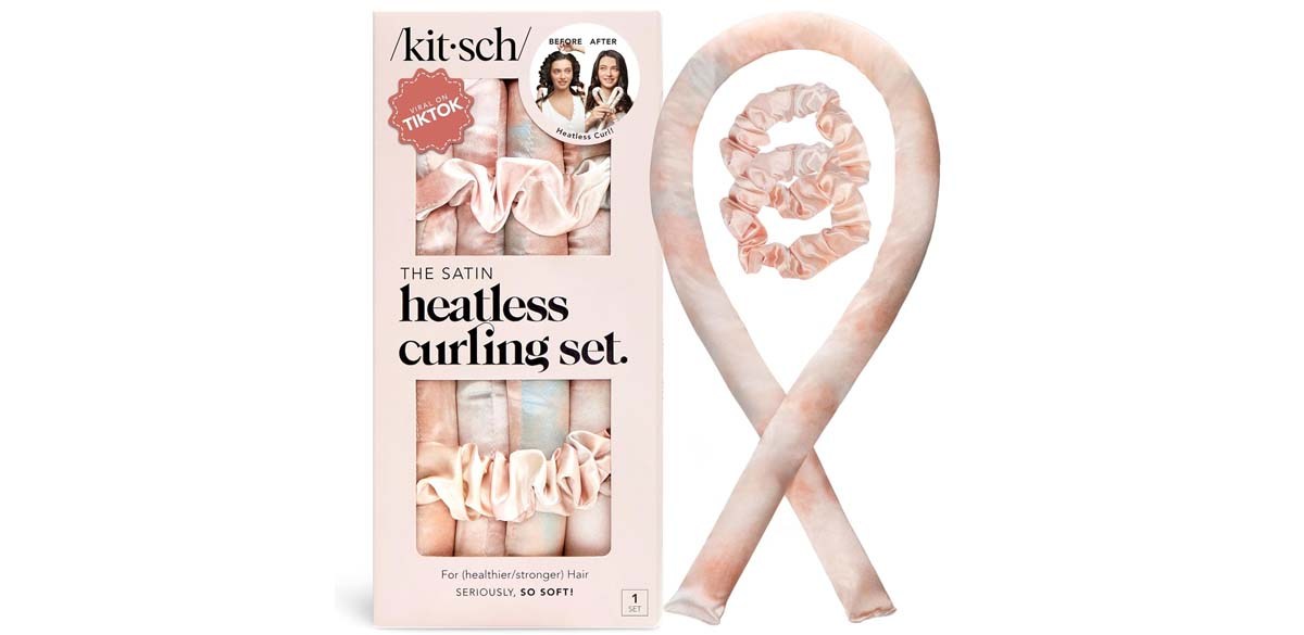 Kitsch Satin Heatless Curlers Set