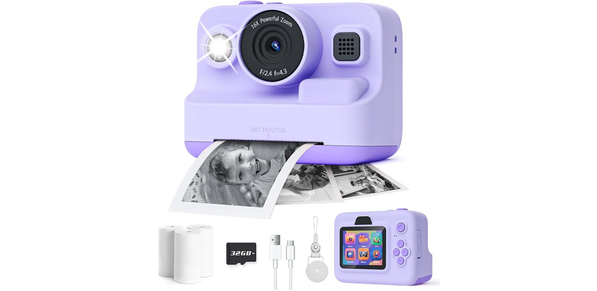 Dylanto 6-Instant Print Camera for Kids