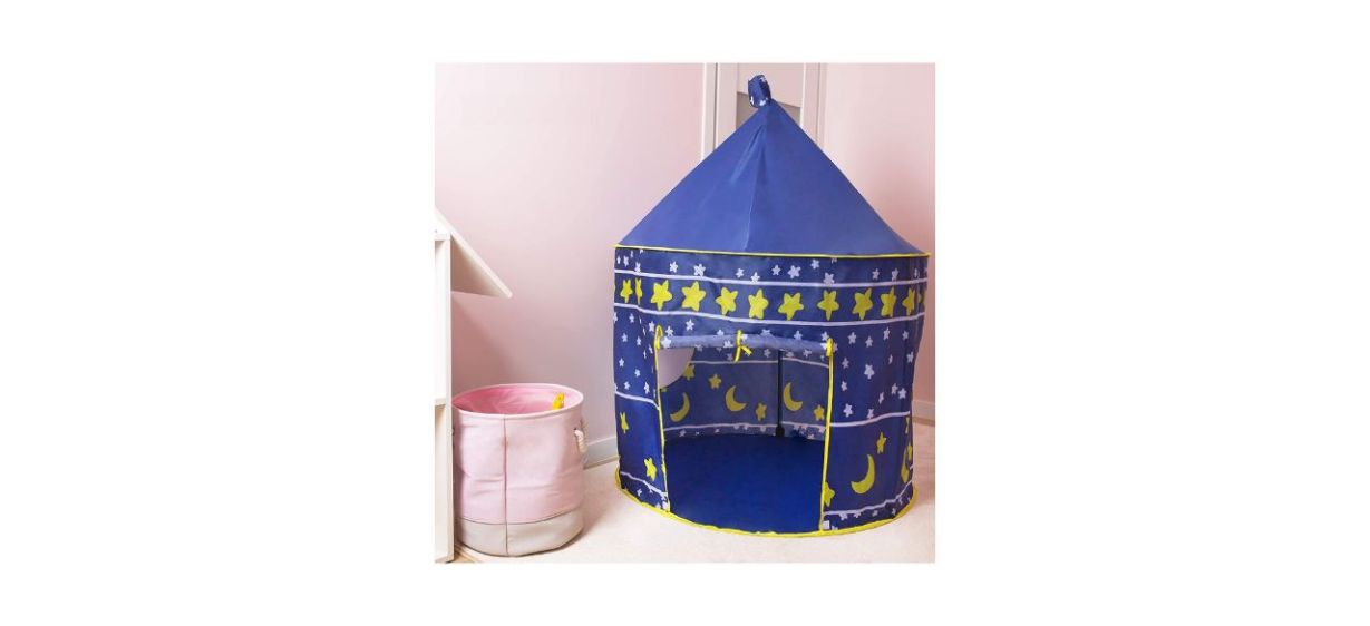 USA Toyz Rocket Ship Pop Up Kids Tent