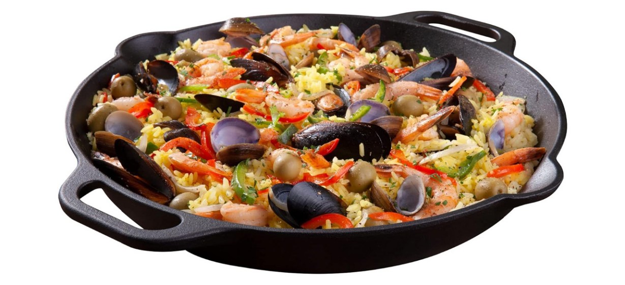 best Victoria Cast Iron Paella Frying Pan