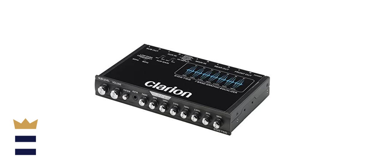 Clarion EQS755 7-Band Car Audio Graphic Equalizer 
