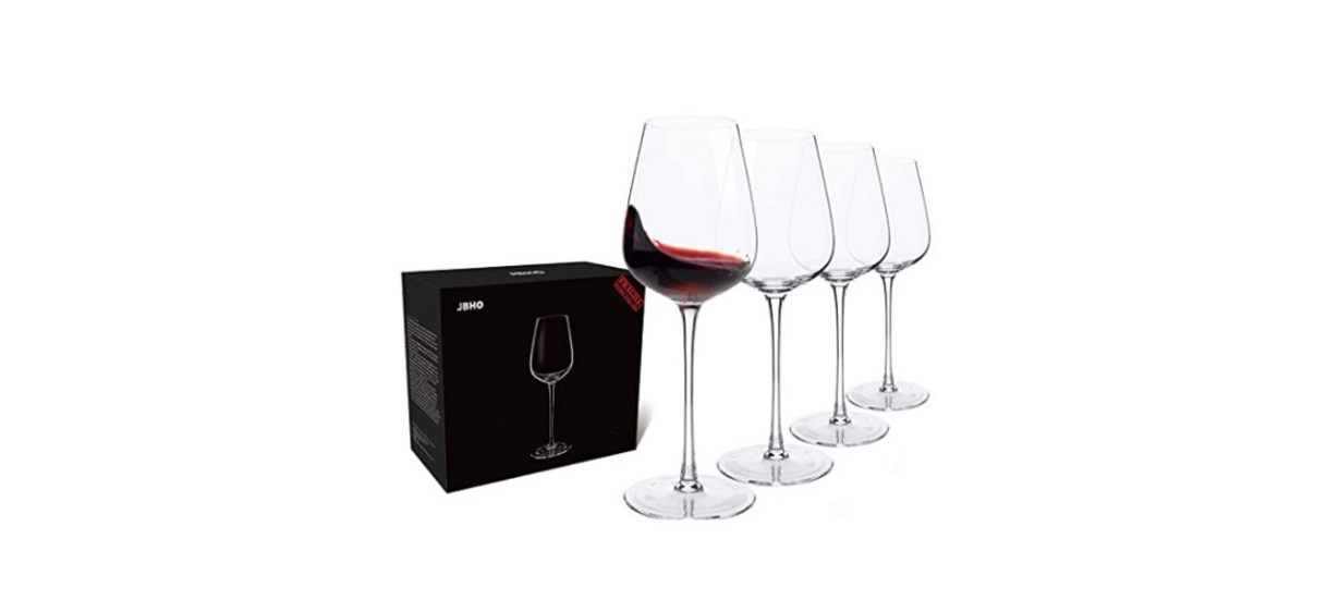 Italian Style Crystal Wine Glasses 