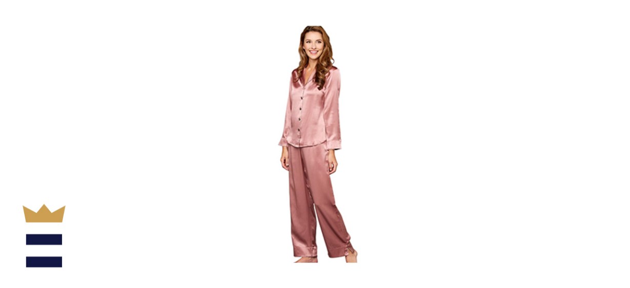 Julianna Rae Women's 100% Mulberry Silk Pajama Set