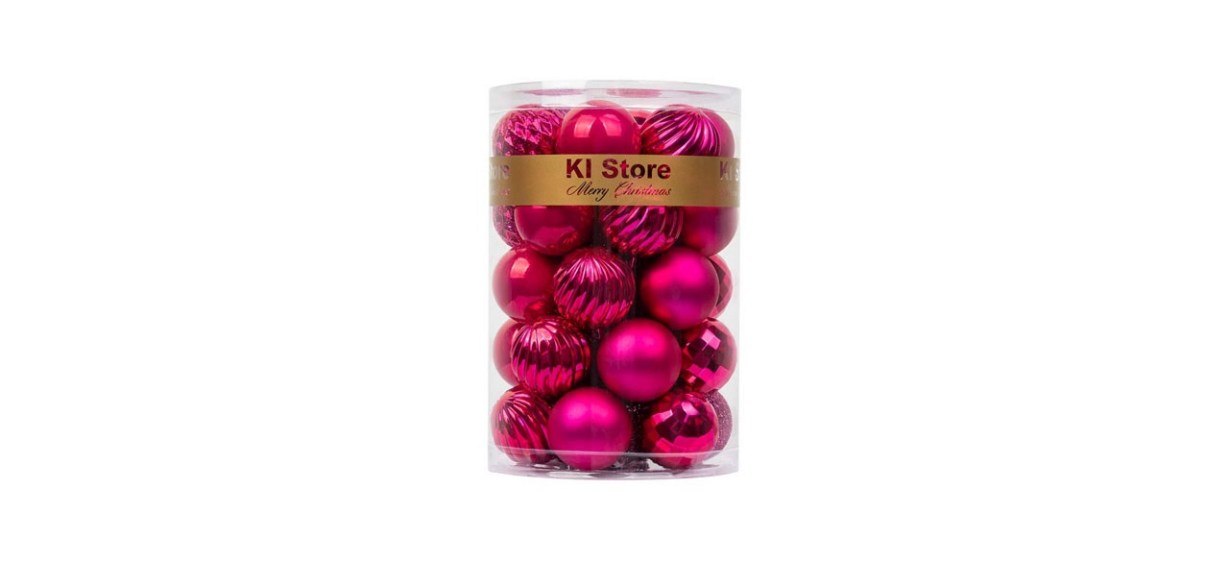 KI Store 34-count Christmas Ball Ornaments 