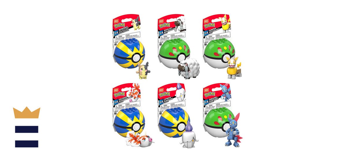 Mega Construx Pokemon Poke Ball Series Six-Pack