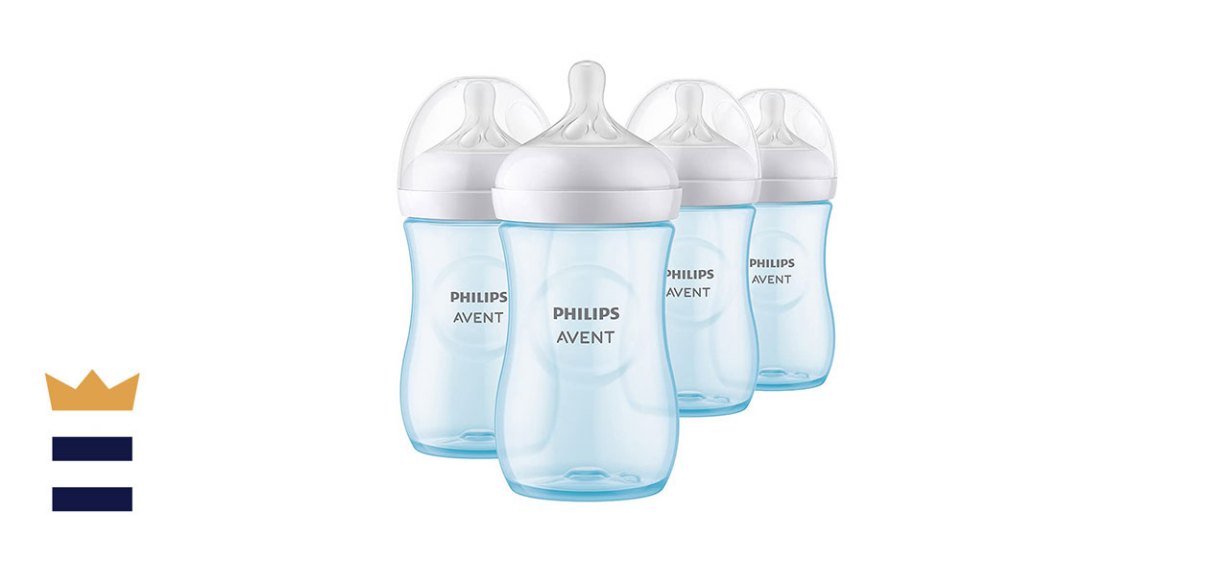 Philips Avent Natural Baby Bottle with Natural Response Nipple in Blue