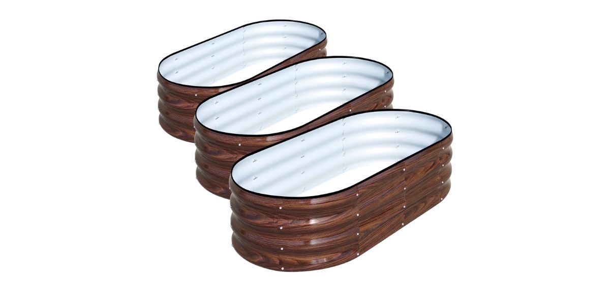 SnugNiture Galvanized Raised Garden Bed