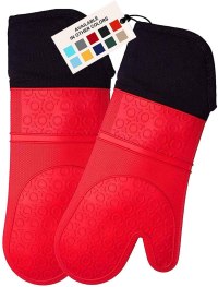 Homwe Extra Long Professional Silicone Oven Mitts