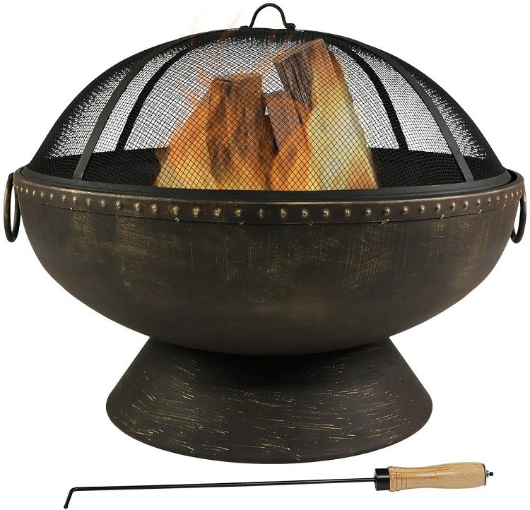 Sunnydaze 30&quot; Royal Outdoor Fire Pit Bowl