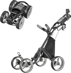 CaddyTek Explorer V8 Superlite 4-Wheel Golf Push Cart