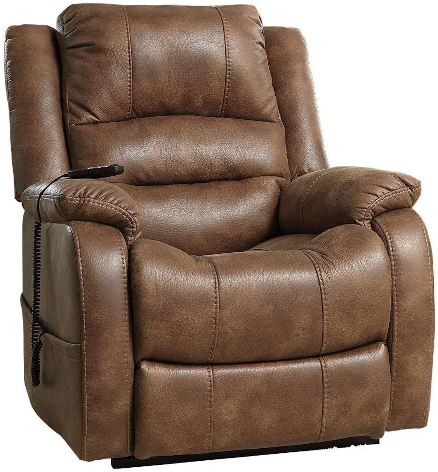 Signature Design by Ashley Yandel Faux Leather Electric Power Lift Recliner