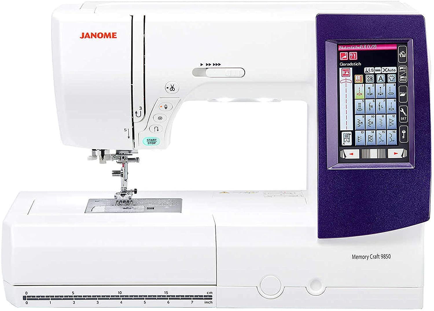 Janome Memory Craft 9850 Sewing and Embroidery Machine