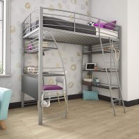 DHP Studio Loft Bunk Bed Over Desk