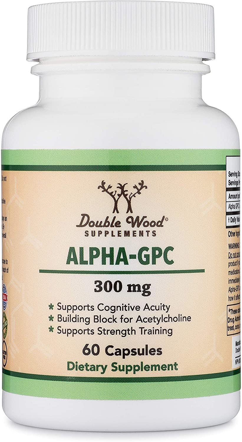 Double Wood Supplements Alpha GPC Choline Supplement