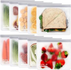 SPLF 10-Pack Reusable Sandwich Bags