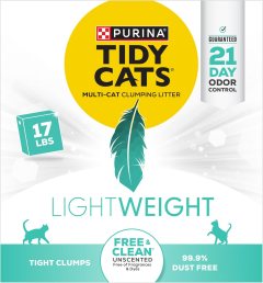 Purina  Tidy Cats Low Dust Lightweigt Clumping Cat Litter