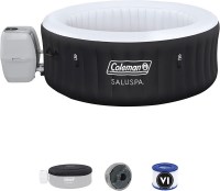 Coleman SaluSpa 2 to 4 Person Inflatable Round Outdoor Hot Tub Spa