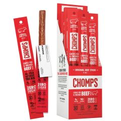 Chomps Grass Fed Original Beef Jerky Snack Sticks