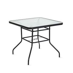 Cloud Mountain Tempered Glass Outdoor Dining Table