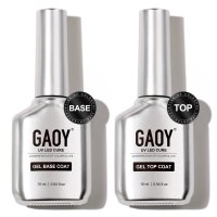 GAOY Glassy Gel Top Coat and Base Coat Set