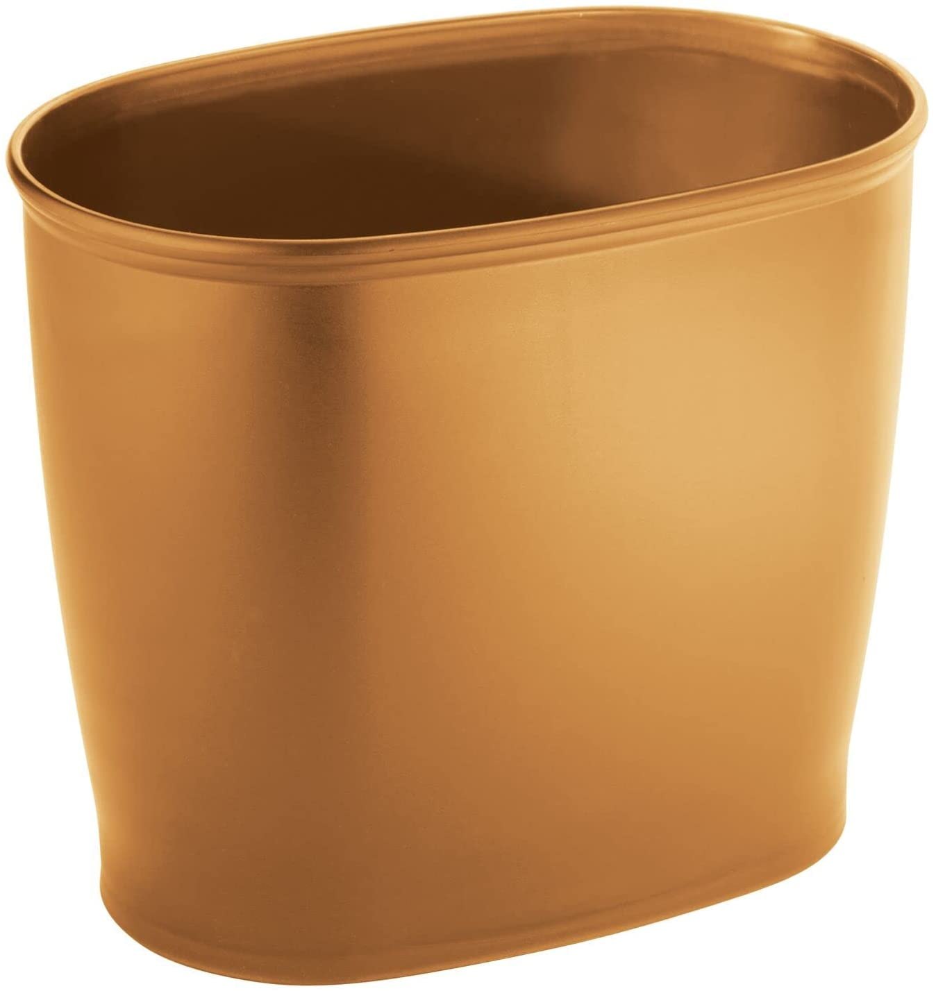 mDesign Oval Wastebasket