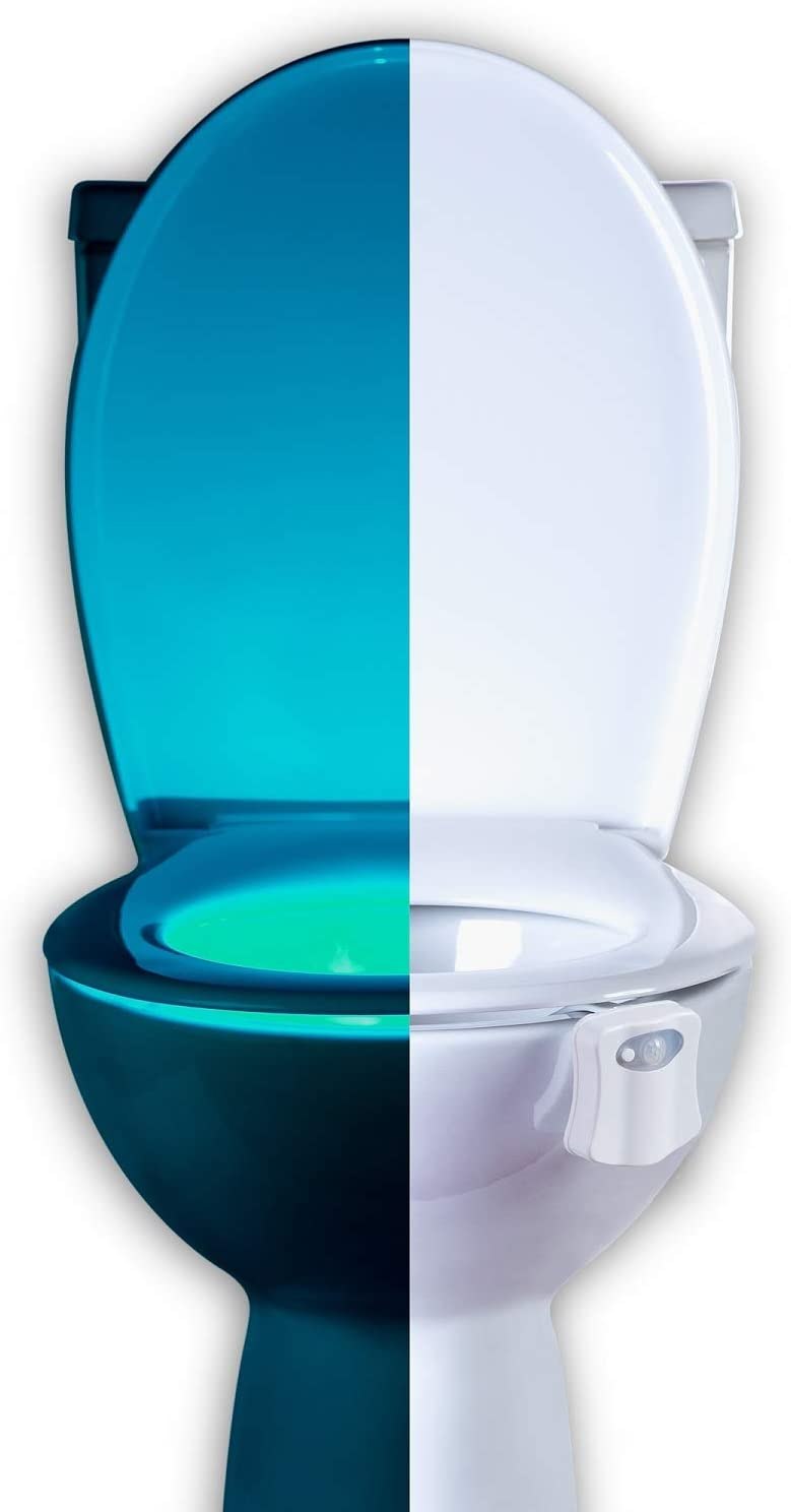 RainBowl Motion Sensor Toilet Night Light