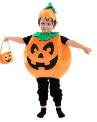 Spooktacular Creations Pumpkin Costume with Pumpkin Basket and Hat