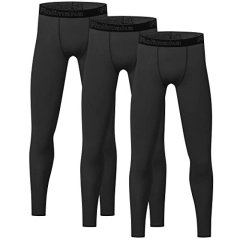 Rolimaka 3 Pack Youth Boys' Base Layer Leggings