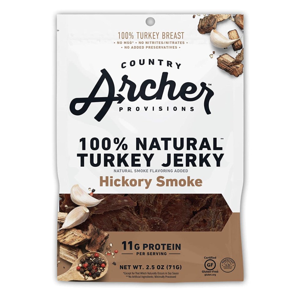 Country Archer Jerky Turkey Jerky, Hickory Smoke