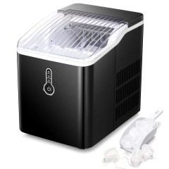  ZAFRO Compact Ice Maker Countertop with Ice Scoop